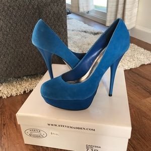 Steve Madden caryssa blue heels